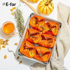 E-far 4 Pack Toaster Oven Trays, 9.4”x7.3” Stainless Steel Small Baking Cookie - Image 7