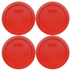 Pyrex 7201-PC 4-Cup Poppy Red Food Storage Replacement Lid by Pyrex