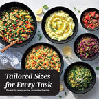 COOK WITH COLOR Mixing Bowls with TPR Lids - Image 5