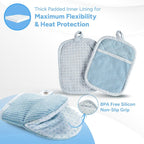 Casa Platino BBQ Gloves & Potholders Set, Holder - Image 3