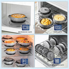 LOVECASA Mini Cocotte with Lid, 12 OZ Small Casserole Dish - Image 4