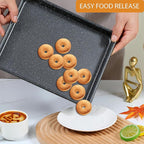 Walooza 11 Inch Nonstick Baking Sheets Set of 2, Carbon Steel Cookie Sheets - Image 3