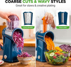 NutriChef 5 in 1 Cheese Grater & Shredder | 5 Different Blades - Image 5