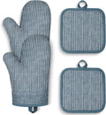 Oven Mitts and Pot Holders, Silicone Oven Gloves, 500 F Heat Resistant Oven by Unknown