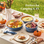Redchef Ceramic Cookware Set, Removable Handle Pots and Pans Non-Stick - Image 4