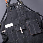 Aoomzoon Canvas Aprons for Men Chef Apron, Work Apron - 16oz Heavy Duty Cross - Image 2