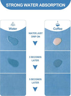 Dish Drying Mat for Kitchen Counter, Hide Stain Anti Absorbent for Kitchen - Image 2
