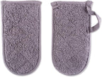 DII Basic Terry Collection Quilted 100% Cotton, Pan Handle, 3 Piece - Image 2