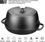 VORRINGARD Cast Iron Dutch Oven Pot - Image 3
