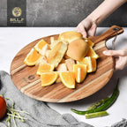BILL.F Wood Cutting Board for Kitchen Set of 2 Cutting Board Wood - Image 2