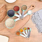 Measuring Cups and Spoons Set, 10 Pieces Nesting Measure Cups and Spoons - Image 6
