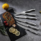 Knife Set, Emojoy 15 Pieces Kitchen Knife Block Set - Image 6