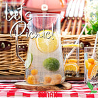 Simax Large Glass Pitcher With Spout, 2.5 Quart Borosilicate Glass Iced Tea - Image 5