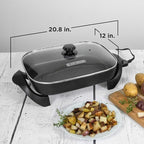 BLACK+DECKER Electric Skillet, Variable Temperature Control, Nonstick Cooking - Image 8