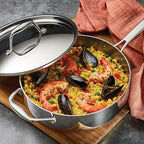 Tramontina Signature Tri-Ply Clad Stainless Steel 3-Quart Saute Pan - Image 3