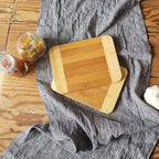 Lipper International Bamboo Wood Two-Tone Kitchen Cutting and Serving Board - Image 5