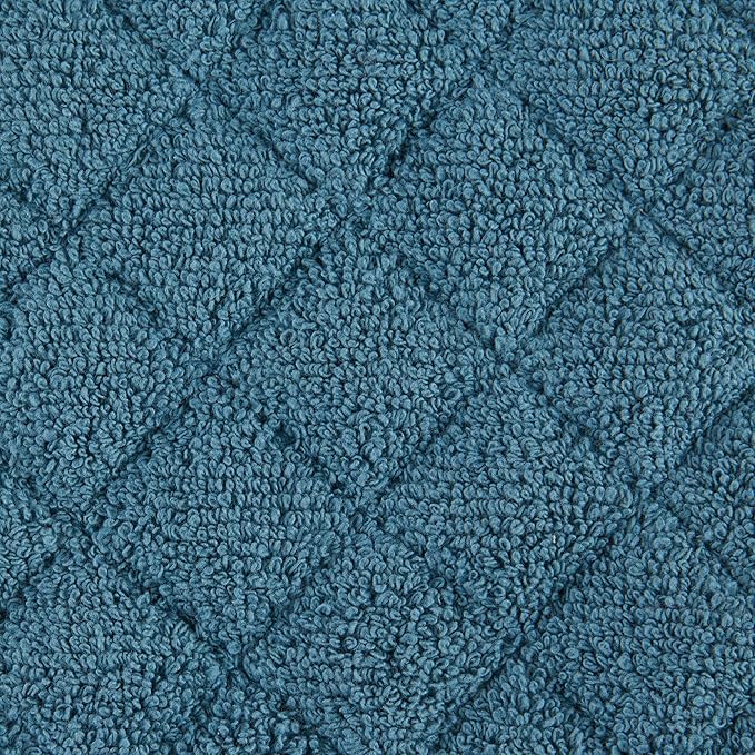 DII Basic Terry Collection 100% Cotton Quilted, Oven Mitt, Storm Blue, 2 Piece - Image 2