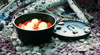 Lodge 8 Quart Pre-Seasoned Cast Iron Camp Dutch Oven - Image 6