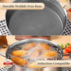 LOLYKITCH 7 QT Large Deep Frying Pan - Image 4