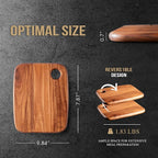 Wood Cutting Boards for Kitchen, JAMES.F Acacia Wooden Heavy Duty Cutting Board - Image 4