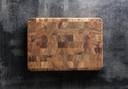 Ironwood Gourmet Large End Grain Prep Station Acacia Wood Cutting Board - Image 4