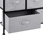 Amazon Basics Extra Wide Fabric 5-Drawer Storage Organizer Unit - Image 4