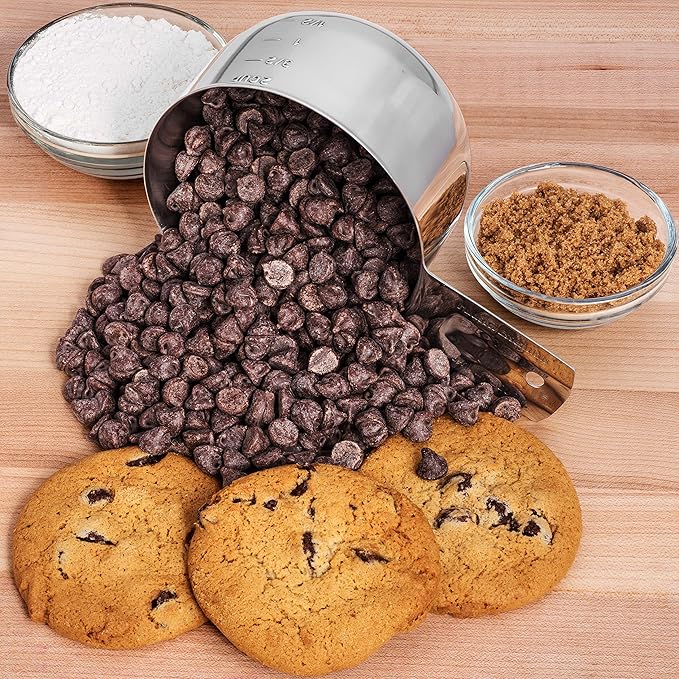 Hudson Essentials Stainless Steel Measuring Cups and Spoons Set - Image 9