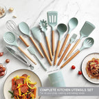 Country Kitchen Non Stick Silicone Utensil Set - Image 5