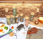 24-Piece Spice Jars Set by Le'raze: Glass Jars - Image 8